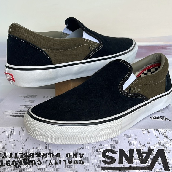 Vans Men’s Skate Slip-On
Black Olive
VN0A5FCAB1V
Sneakers - Picture 8 of 16